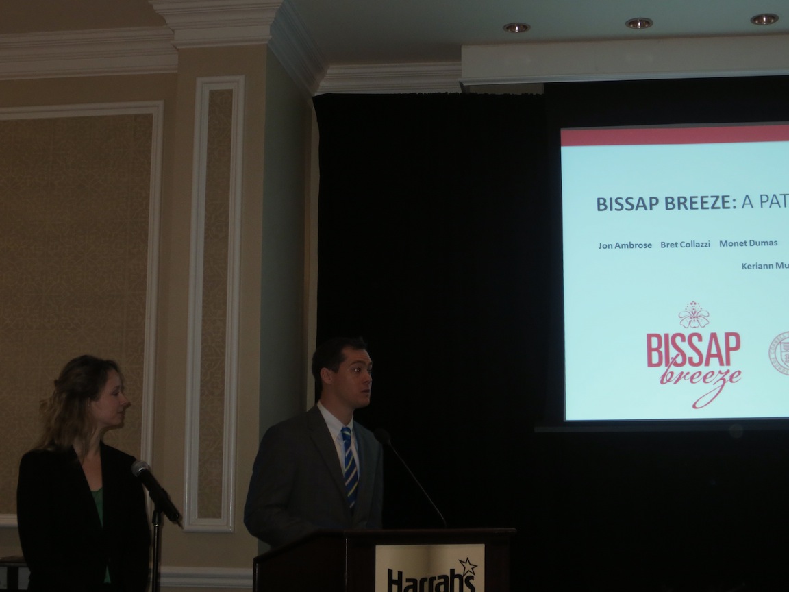 Cornell University pitching Bissap Breeze.