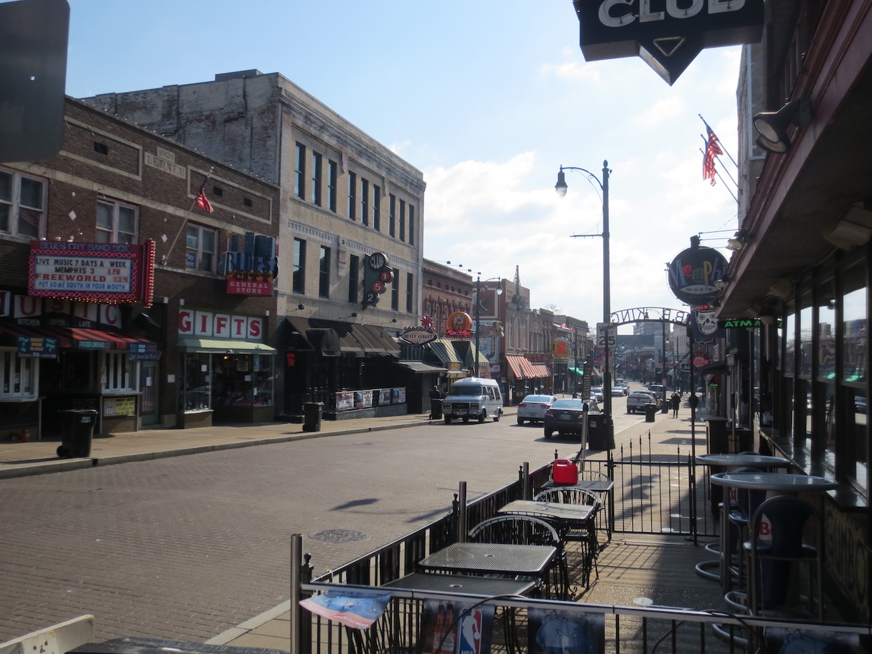 Beale Street during the day.