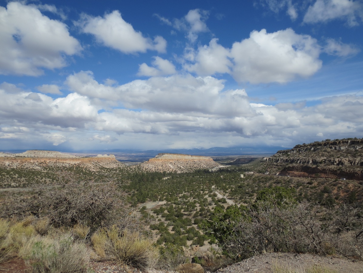 My favorite shot from the drive to Los Alamos.