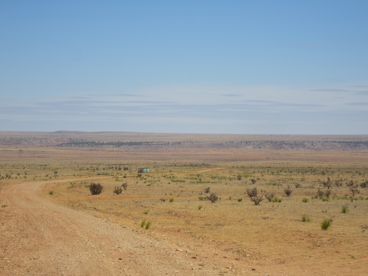 Landscape shot while driving through the Texas Panhandle