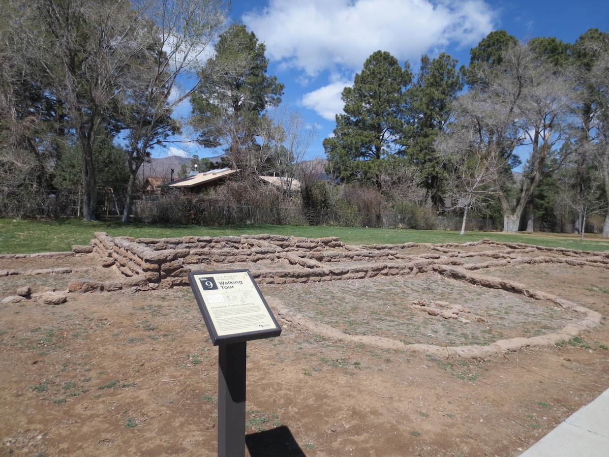 Native American ruins from 1225 in Los Alamos.