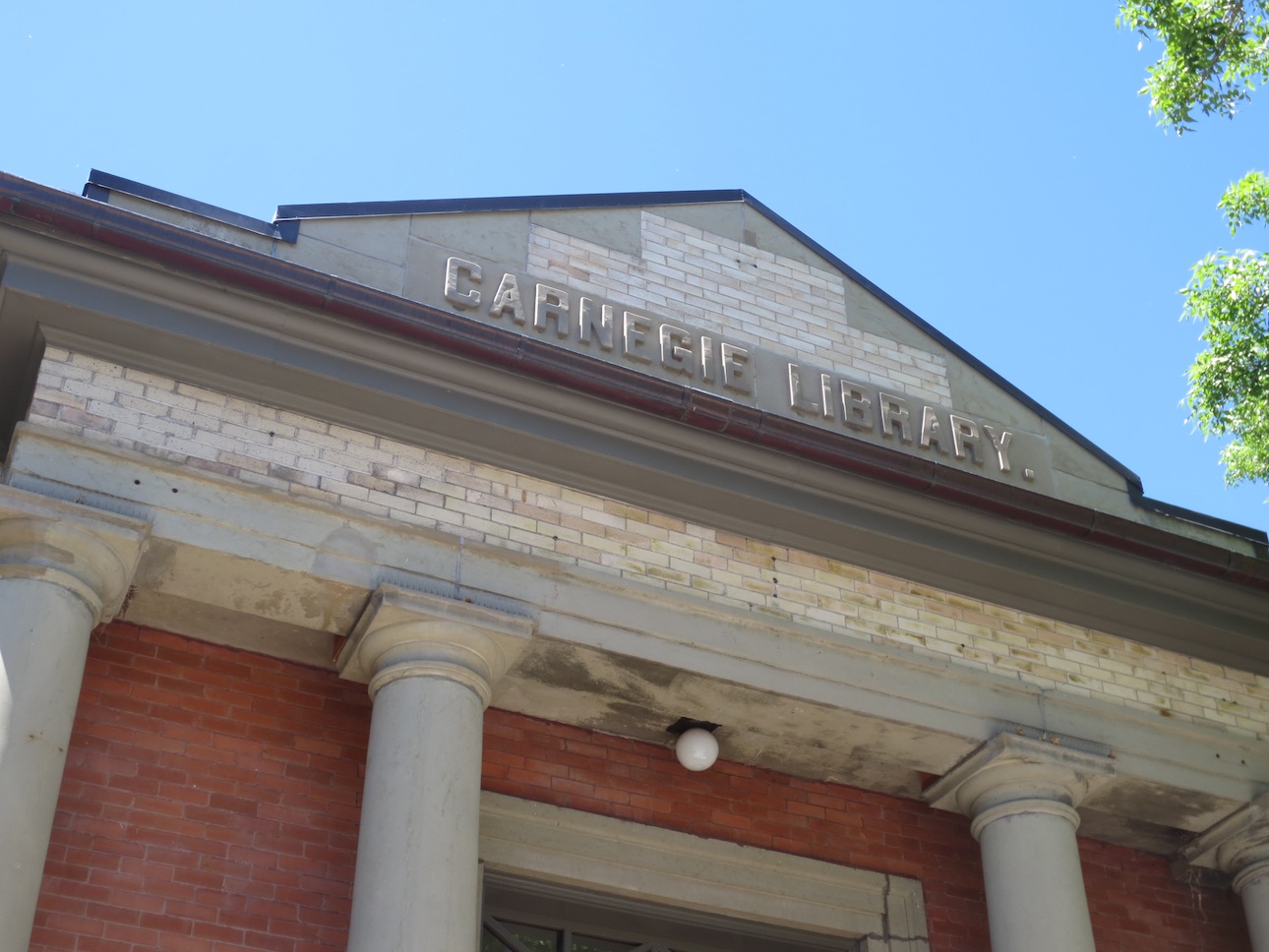 An old Carnegie-endowed library in Bozeman, Montana.