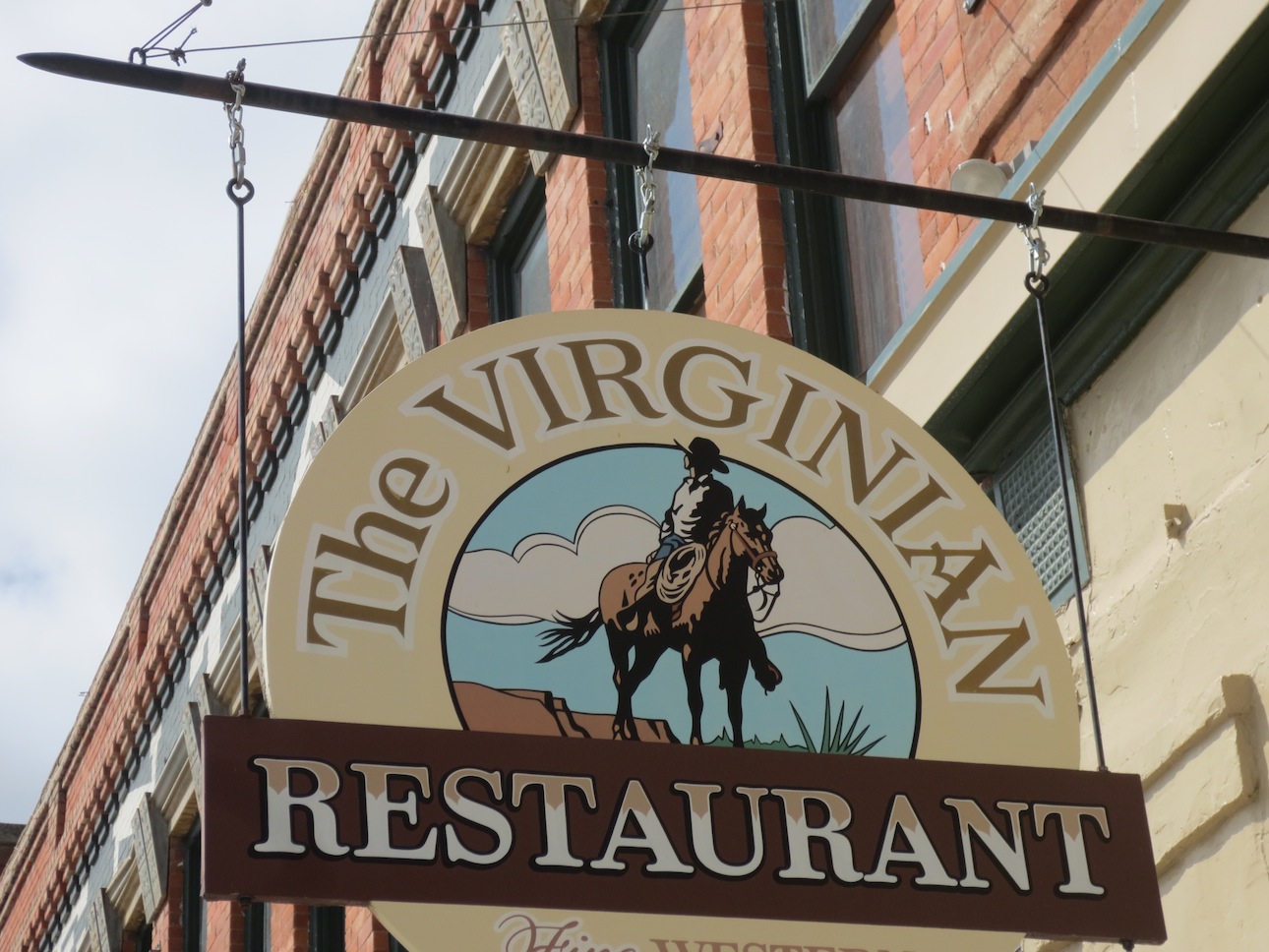 Virginian Restaurant sign.