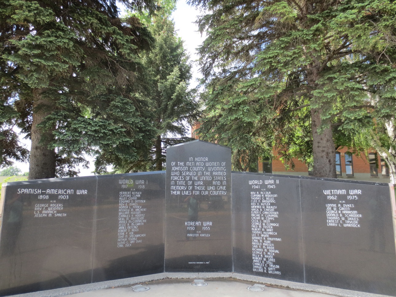 War Memorial for fallen soldiers.