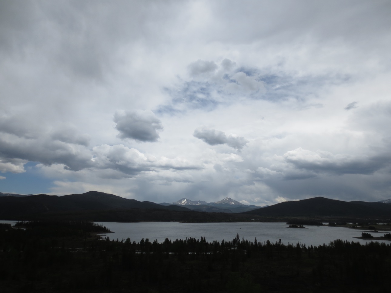 Lake on the way back to Boulder from Loveland Pass.