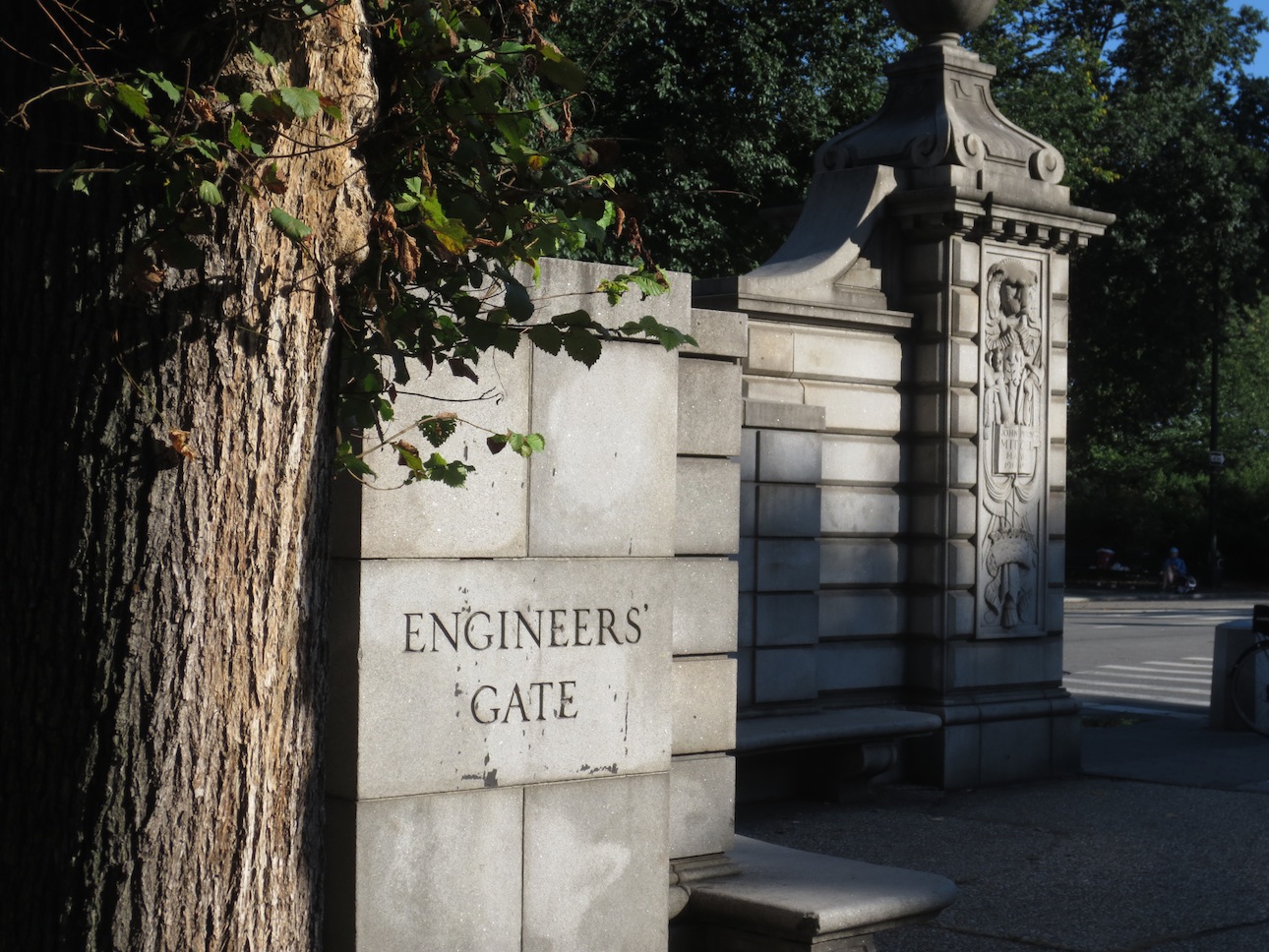 Central Park entrance.