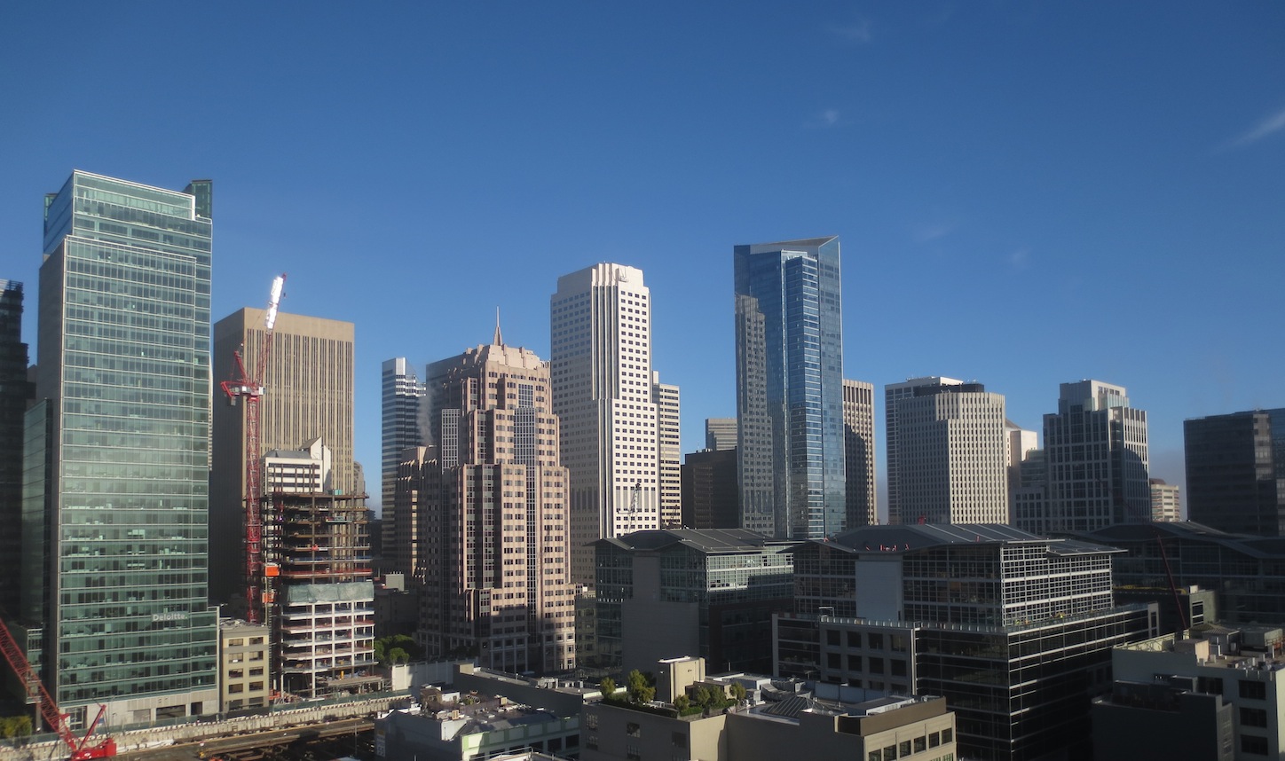 Downtown skyline of San Francisco during the day