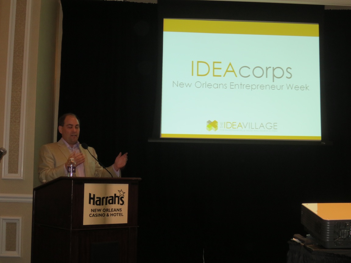 Tim Williamson introducing IdeaPitch