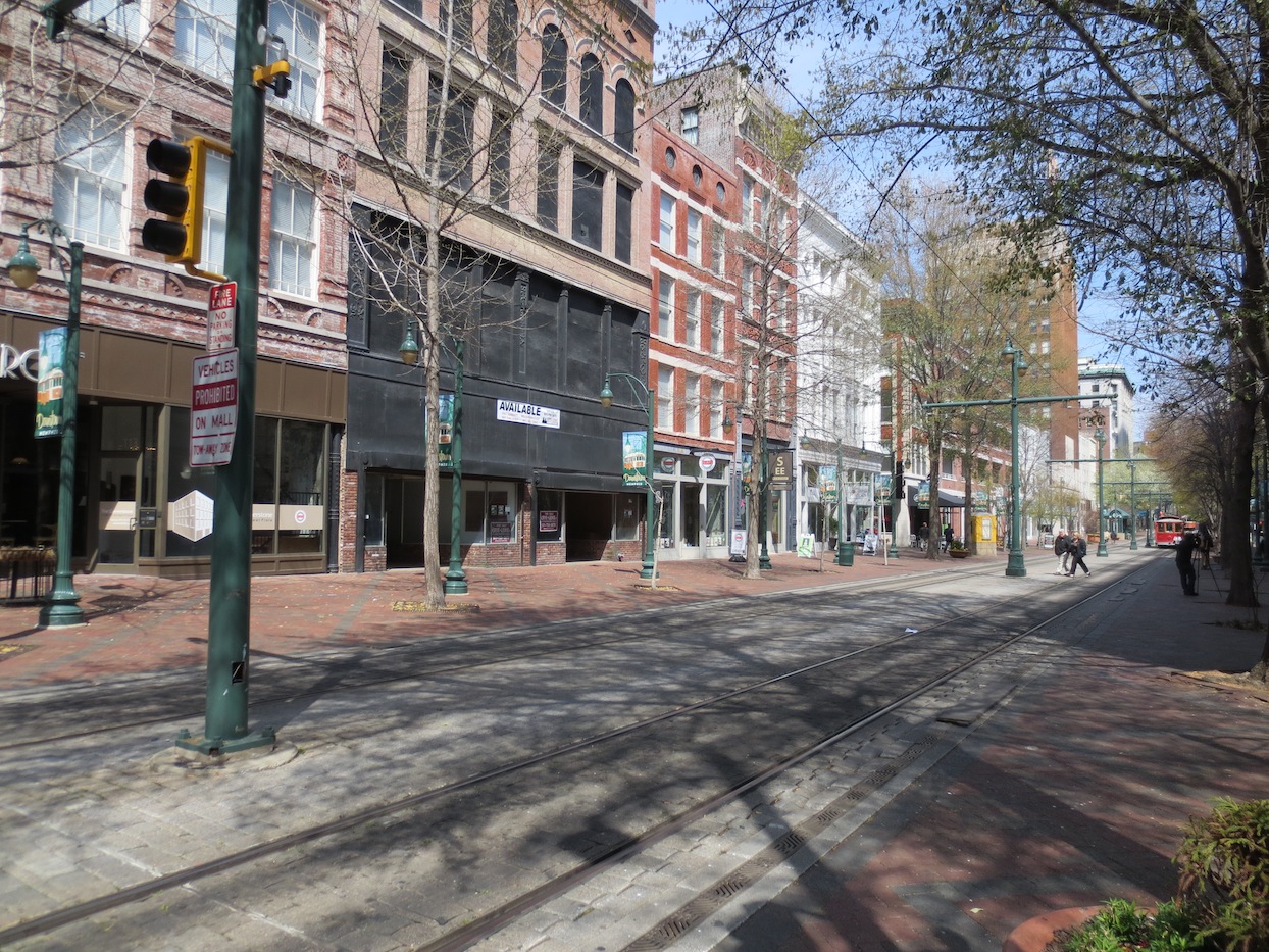 Main Street in Memphis.