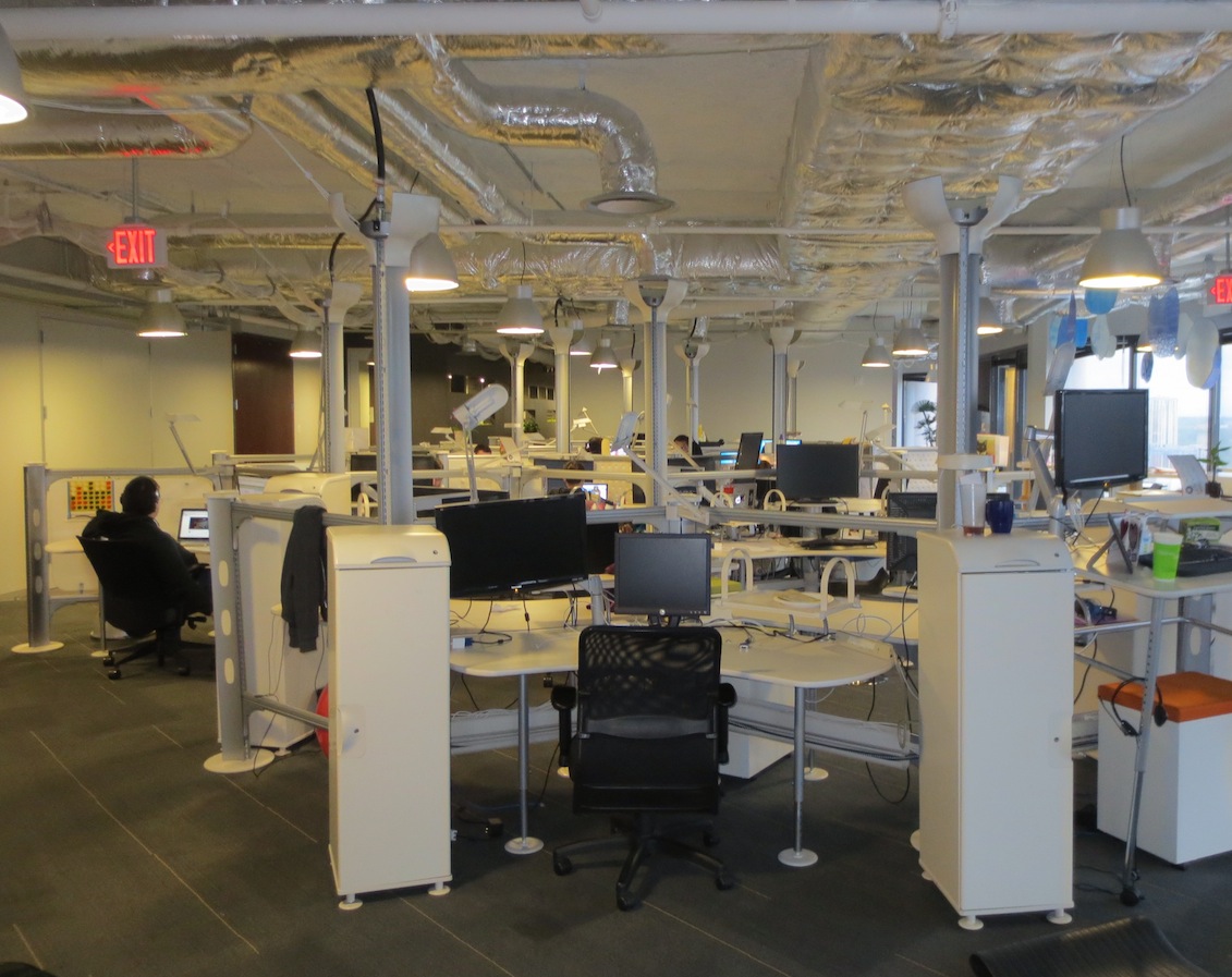 Part of WPEngine's space in Capital Factory