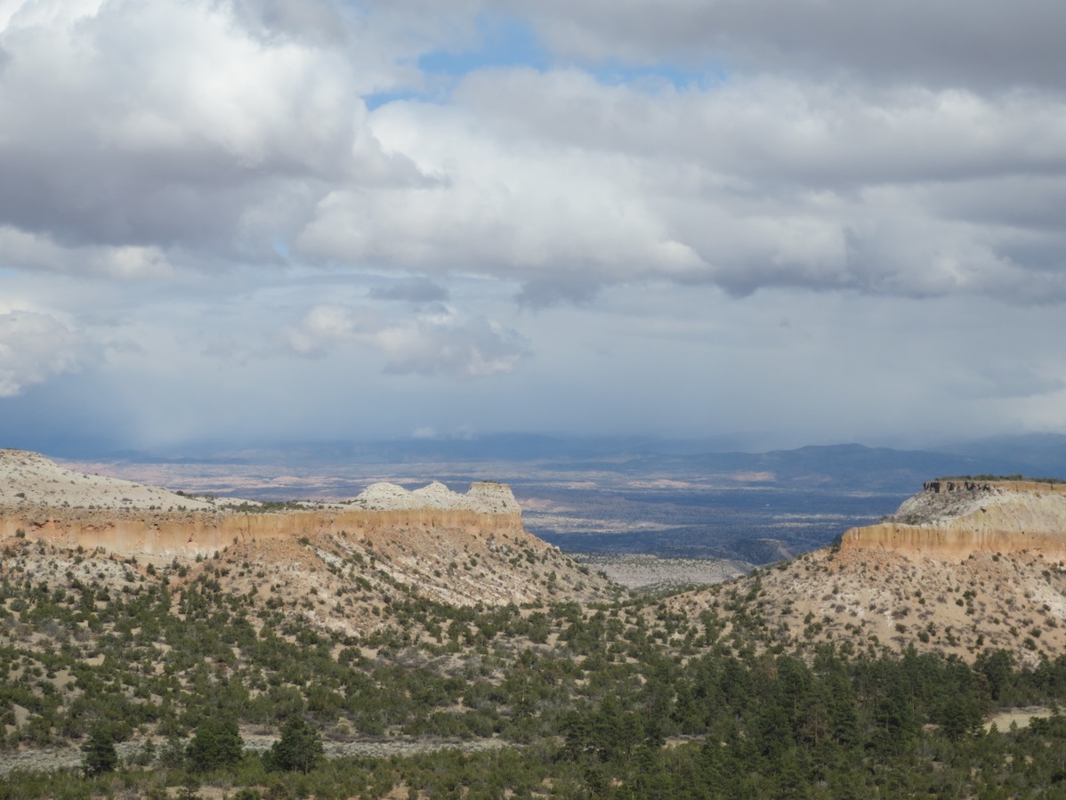 Amazing view outside of Los Alamos.