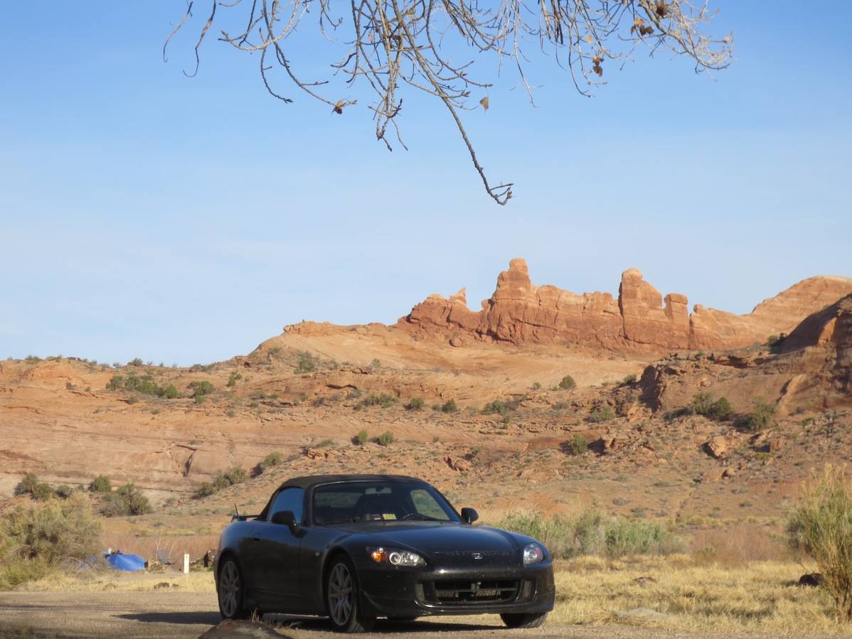 Off-roading S2000.