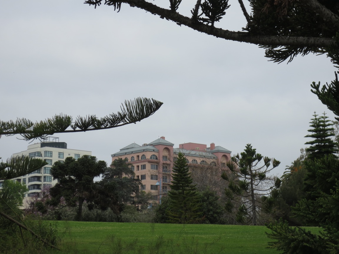 Buildings at the edge of Balboa Park