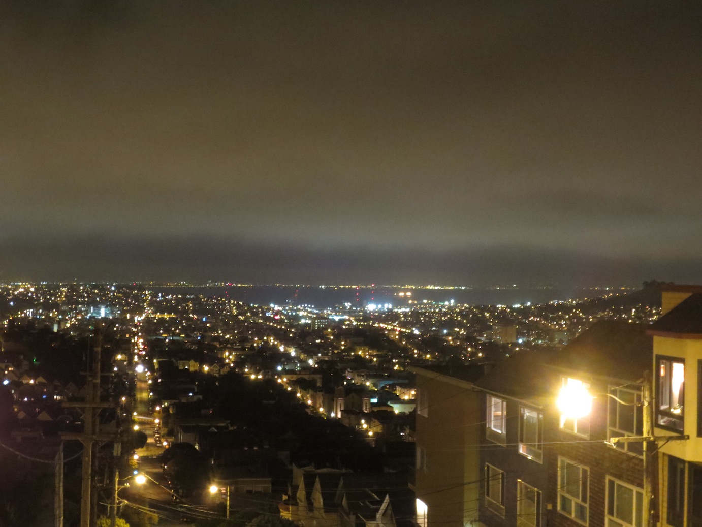 San Francisco view at night