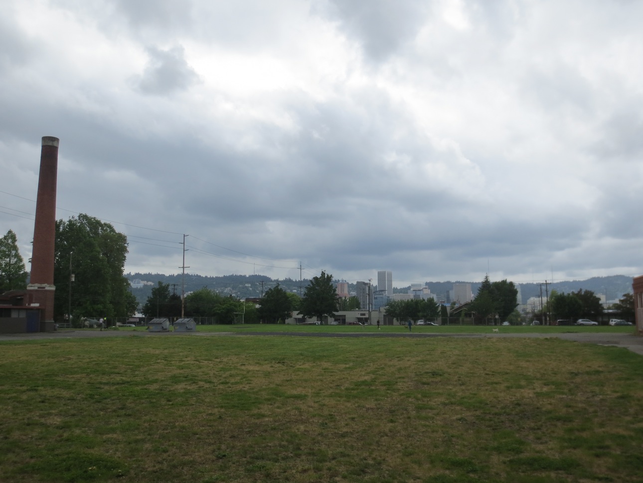 Portland from Buckman Neighborhood on the East side.