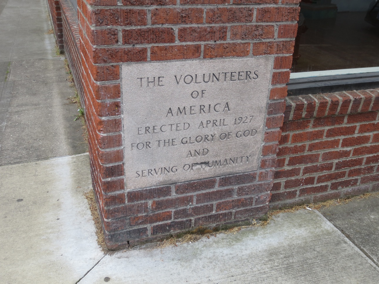 Building sign from 1927.