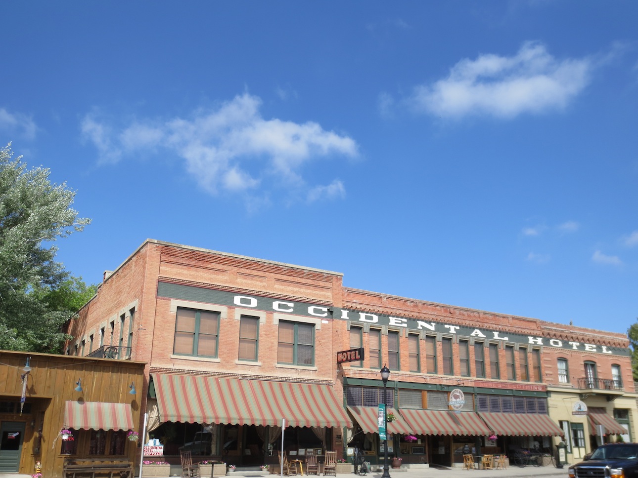 Occidental Hotel picture from the outside.