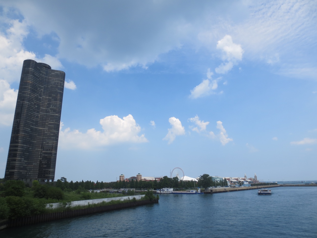 View of Navy Pier.