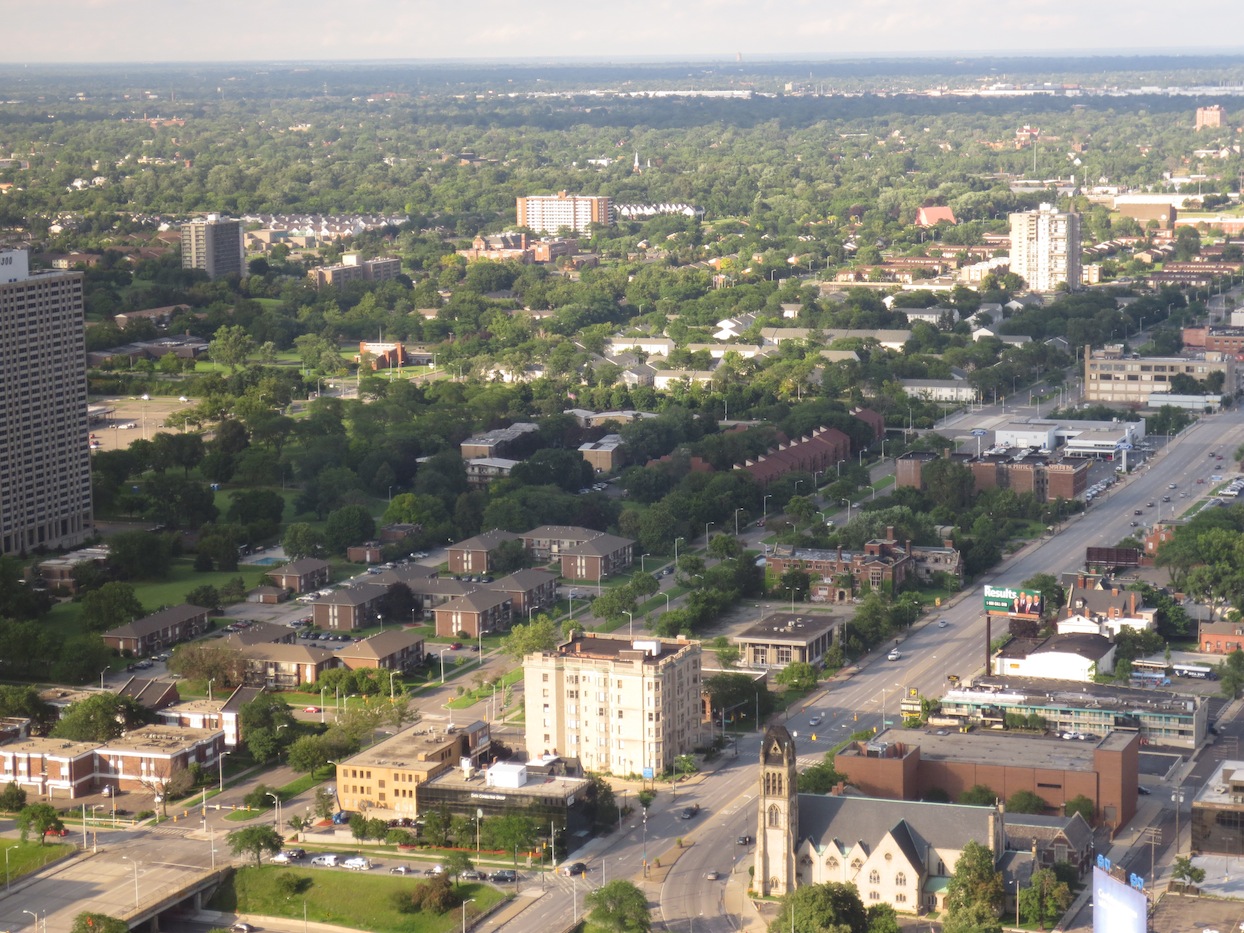 Another view of downtown Detroit but to the other side.