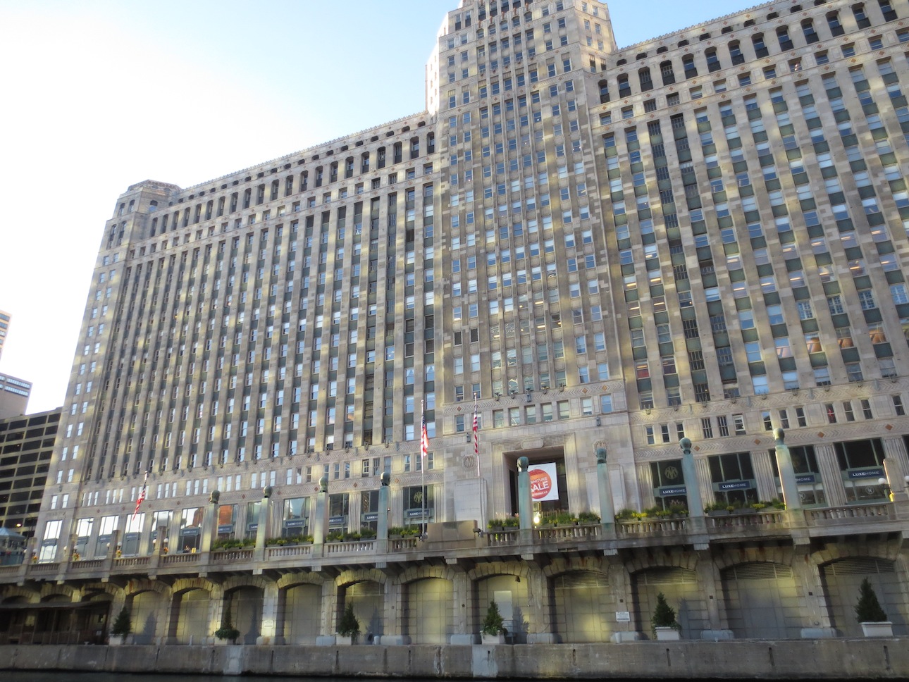 The Merchandise Mart building.