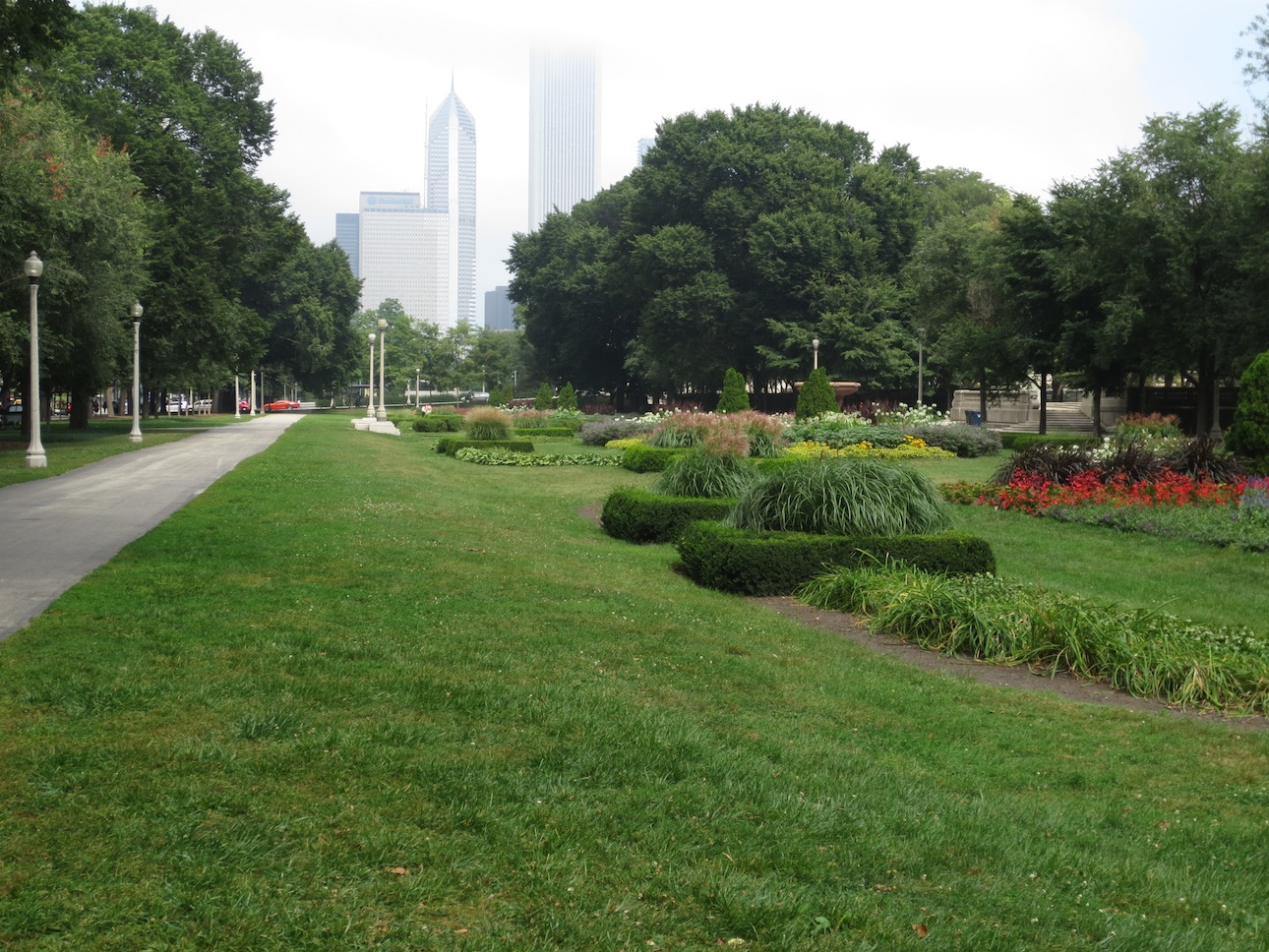 Millenium Park greenery.