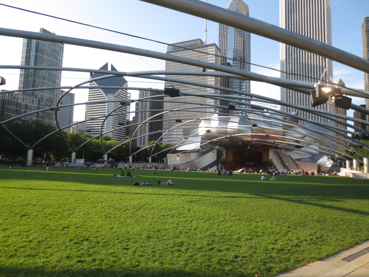 Millenium Park concert venue.