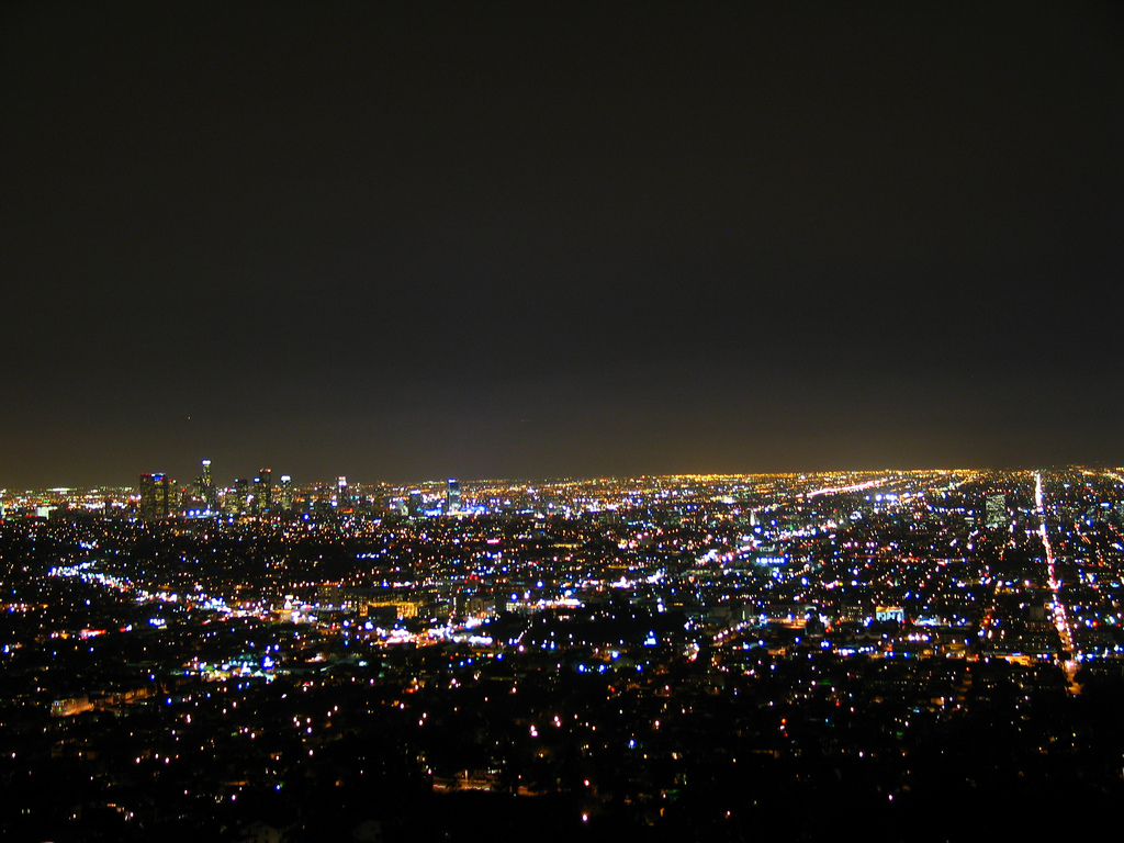 Los Angeles at night from Griffith Observatory